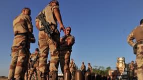 Des soldats français arrivent à Bamako, le 11 janvier dernier.