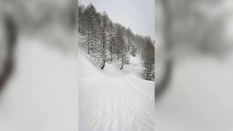 Alpes-Maritimes: près d'un mètre de neige tombé à la station d'Isola en 24 heures