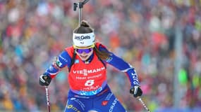 Jeanne Richard lors de la mass-start de Ruhpolding