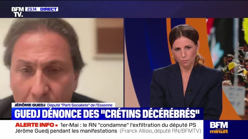 Le PS Guedj exfiltré du cortège parisien - 01/05