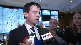 Manuel Valls, le ministre de l'Intérieur, à la préfecture de police de Paris le 21 avril 2013.