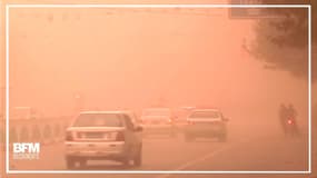 Chine : une forte tempête de sable empêche d’y voir à 100 mètres