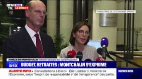 Consultations sur la budget: "Nous ne sommes pas rentrés dans ces échanges avec des lignes rouges mais avec des convictions", explique Amélie de Montchalin, ministre du Budget