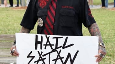Un manifestant pro-Trump, le 13 mars 2016 à Boca Raton, en Floride