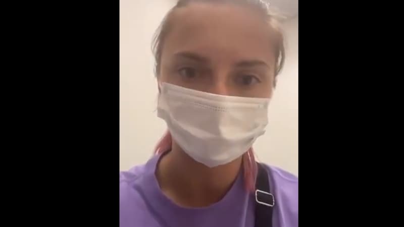 La Bélarusse Krystsina Tsimanouskaya