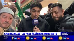 Marseilles: les supporters algériens se préparent au match de la Can à Noailles