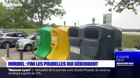 Au parc de Miribel, les poubelles ont été remplacées par des bacs de tri