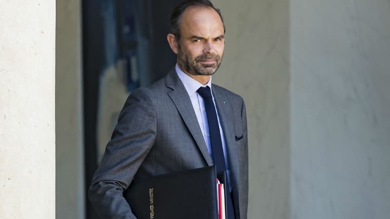Le Premier ministre, Édouard Philippe, à l'Élysée le 3 août 2018