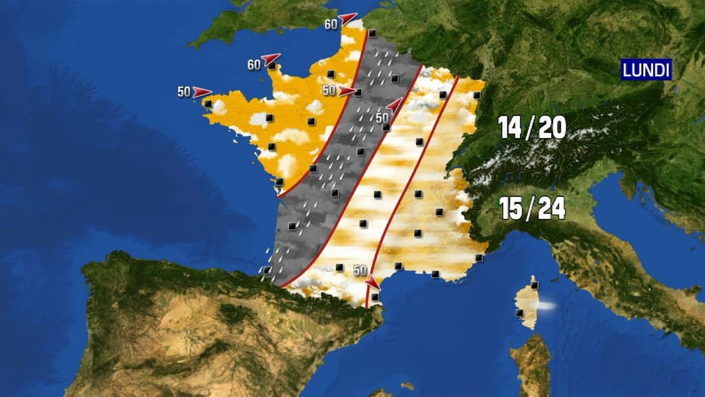 Météo du lundi 27 septembre
