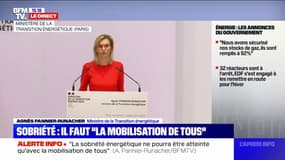 Énergie: Agnès Pannier-Runacher appelle à "la responsabilité collective" pour éviter des mesures de rationnement