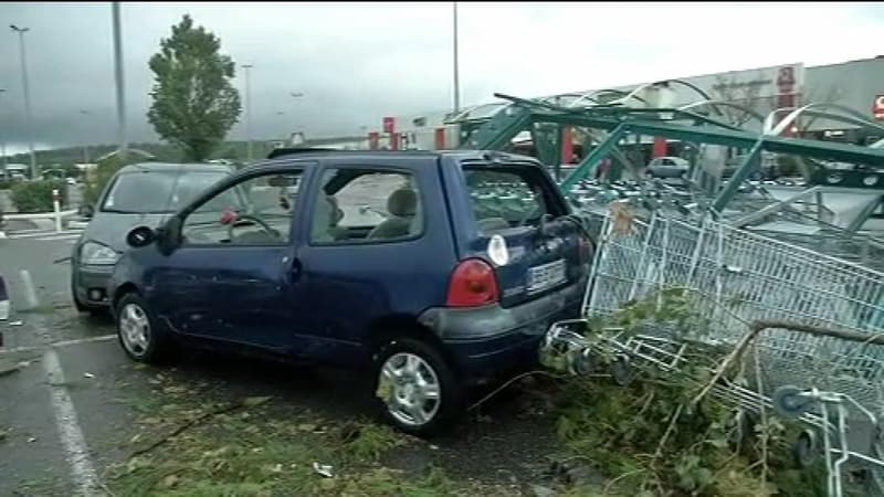 Les mini-tornades ont causés d'importants dégâts matériels.