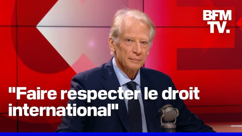 Ukraine, Proche-Orient, Budget... L'interview en intégralité de Dominique de Villepin