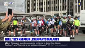 Partis de Lille, trois jeunes vont rejoindre Nice à vélo afin de récolter des dons pour les enfants malades