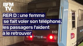 RER D: une femme se fait voler son téléphone avant de le retrouver grâce aux passagers