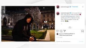 Le message publié par Rockin' Squat sur Instagram, annonçant la disparition de DJ Duke. 