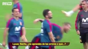Quand Ramos se moque de Ronaldo à l’entraînement