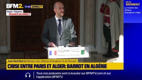 Crise entre Paris et Alger: "La France souhaite tourner la page des tensions actuelles", selon Jean-Noël Barrot