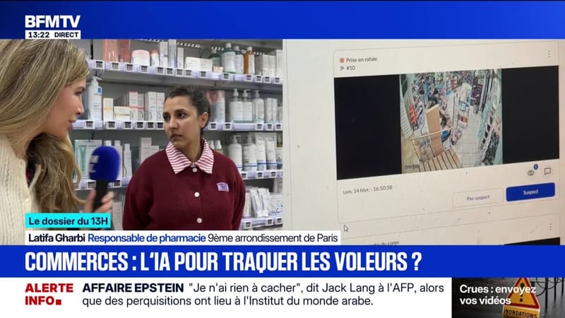 LE DOSSIER DU 13H - Bientôt des caméras de surveillance dopées à l'IA pour détecter les vols?