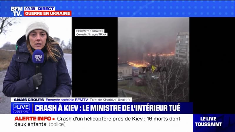 Crash d'un hélicoptère près de Kiev: 16 morts dont le ministre ukrainien de l'Intérieur