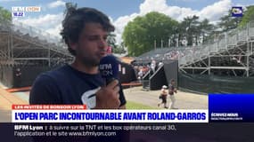 Les invités de Bonsoir Lyon : T.Ascione, directeur de l'Open Parc et G.Barrière, 63e joueur mondial