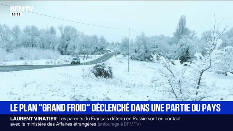 Le plan "grand froid" est déclenché dans une partie du pays