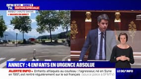 "Nous sommes profondément meurtris": Gabriel Attal s'exprime depuis l'Assemblée sur l'attaque au couteau à Annecy
