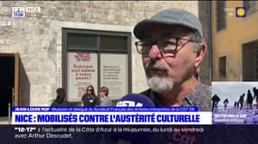 Nice: les acteurs de la culture manifestent contre les coupes budgétaires