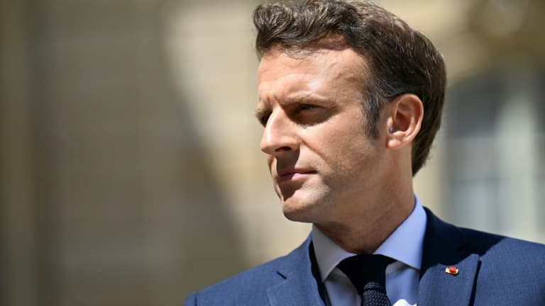 Emmanuel Macron à l'Elysée, à Paris, le 1er juillet 2022