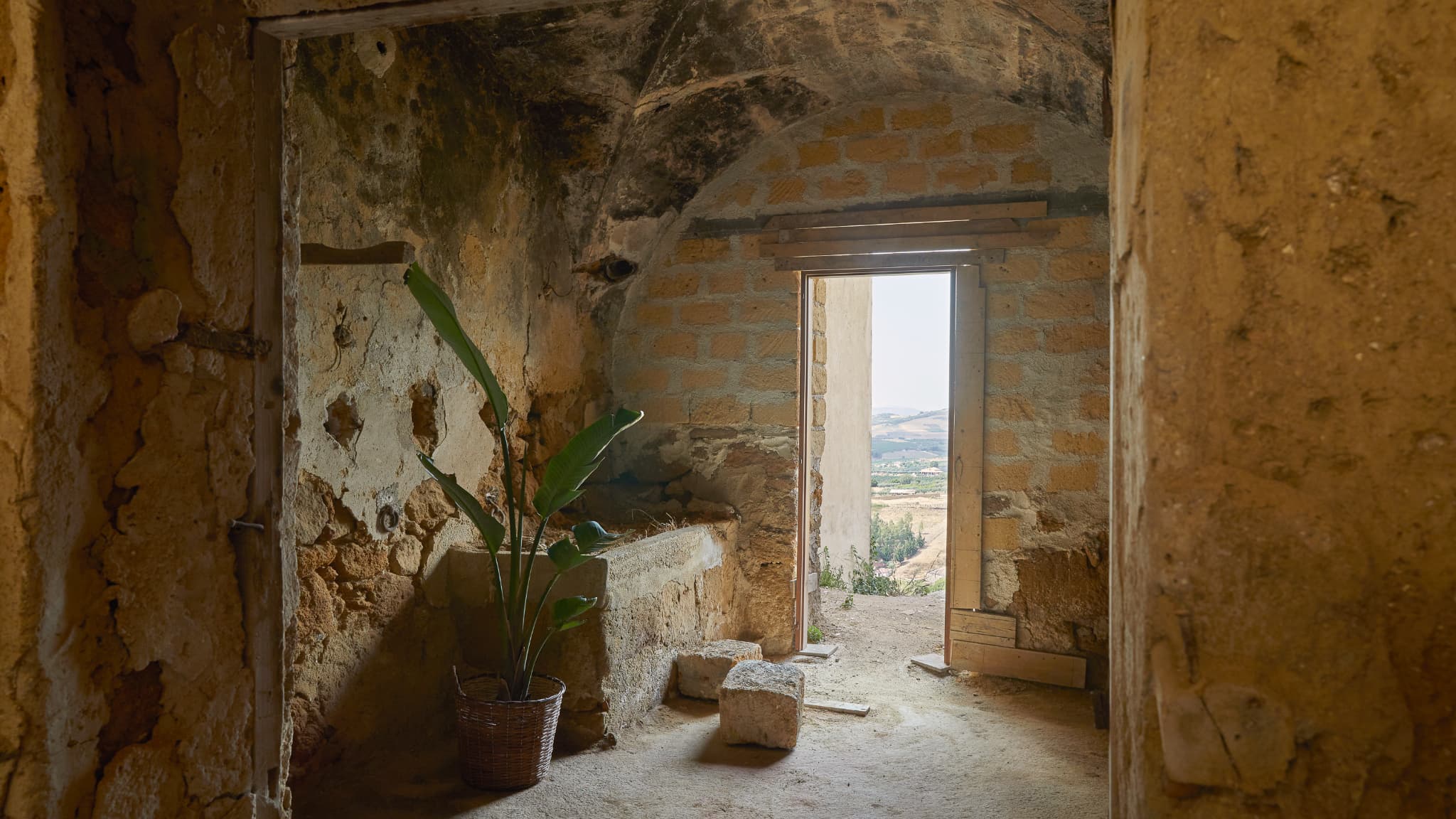 Vue du salon avant les travaux 