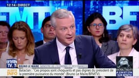 "Fête à Macron":  pour Bruno Le Maire, il ne faut pas "surestimer la mobilisation"