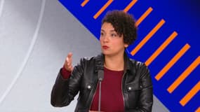 Lamia El Aaraje, adjointe à la mairie de Paris et première secrétaire du Parti socialiste de Paris, le lundi 6 novembre 2023 sur le plateau du 20h de Ruquier, sur BFMTV.
