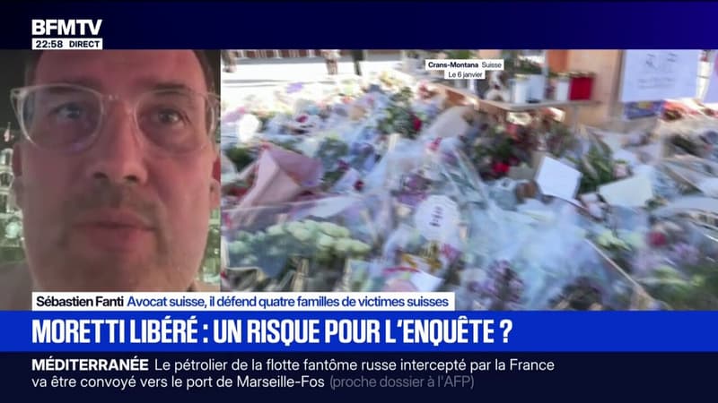 Libération de Jacques Moretti: "Les familles sont en colère", déclare Sébastien Fanti, avocat suisse qui défend quatre familles de victimes de l'incendie à Crans-Montana