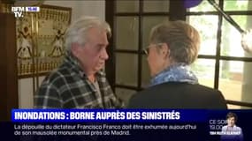 "Ça n'avance pas, personne ne nous écoute." Dans l'Hérault, un sinistré fait part de sa colère à Elisabeth Borne