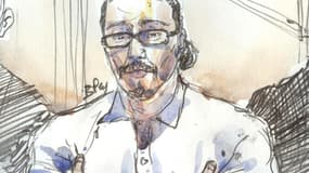 Jawad Bendaoud au tribunal. 