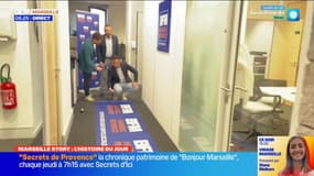 L'équipe de Bonjour Marseille et Léo Purguette s'essaient à la pétanque