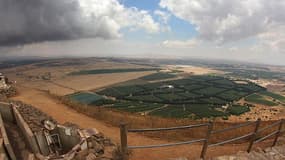 La syrie vue depuis la partie du Golan occupée par Israël