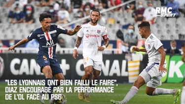 "Les Lyonnais ont bien failli le faire", Diaz encouragé par la performance de l'OL face au PSG