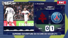 METZ -PSG : le goal replay du l'ultime match de Paris avant la finale de coupe de France