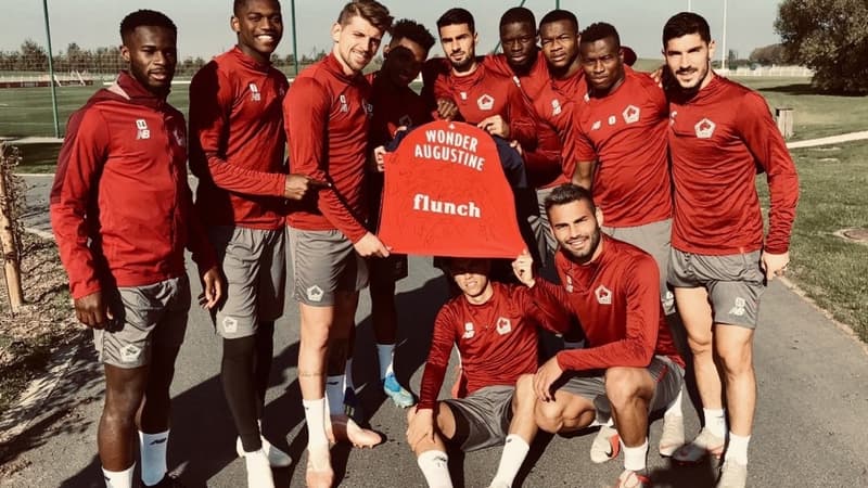 Les joueurs du LOSC avaient soutenu la petite Augustine