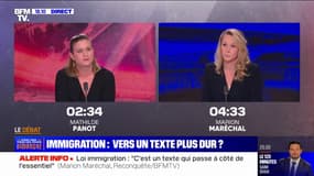 Immigration: "S'il n'y a pas de contrôle et de régulation, il y a un risque pour les Français", affirme Marion Maréchal