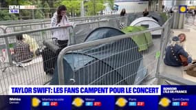 Taylor Swift: des fans campent à Nanterre en attendant les concerts