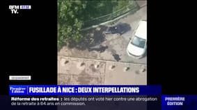Fusillade à Nice: un témoin filme le moment où les deux individus prennent la fuite à scooter