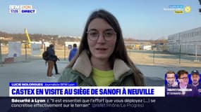 Rhône: Jean Castex en visite au siège de Sanofi