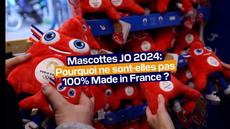 Mascottes JO 2024: pourquoi ne sont-elles pas 100% Made in France?