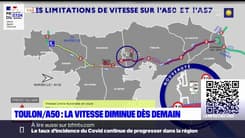 Toulon: la vitesse diminue dès ce vendredi sur l'A50