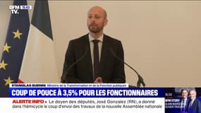 Stanislas Guerini: "Plus aucun agent de la fonction public ne sera rémunéré au niveau du SMIC"