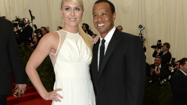 Lindsey Vonn et Tiger Woods
