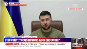 Volodymyr Zelensky: "Nous sommes reconnaissants que la France nous aide"