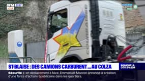 Saint-Blaise: des camions qui carburent au colza