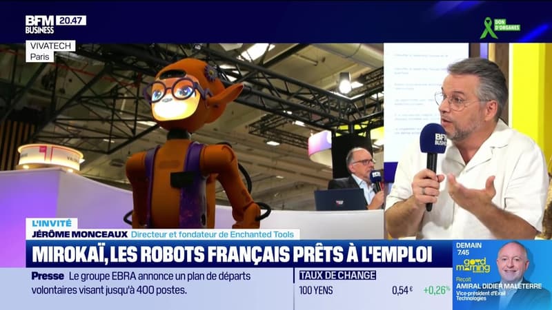 Jérôme Monceaux (Enchanted Tools) : Mirokaï, les robots français prêts à l'emploi - 22/06
